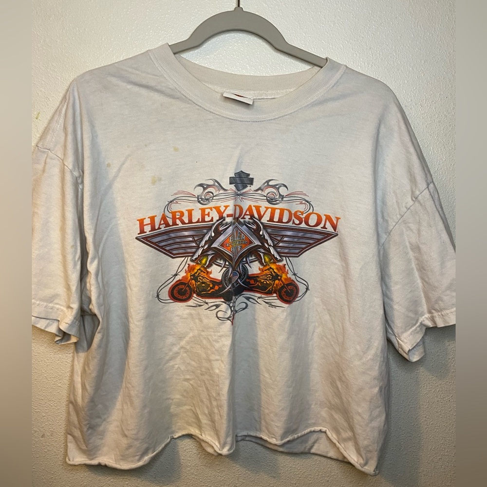 Harley-Davidson Oversized Crop Tee M